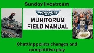 Sunday live-stream: chatting points changes and list building | Astra Militarum | Warhammer 40,000