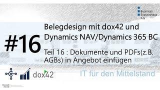 Dynamics NAV/Dynamics 365 BC Design Hack - Dokumente/PDFs in Angebot einfügen