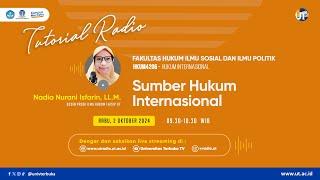 Sumber Hukum Internasional - HKUM4206 Hukum Internasional