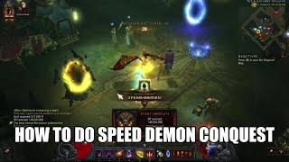 HOW TO DO CONQUESTS SPEED DEMON