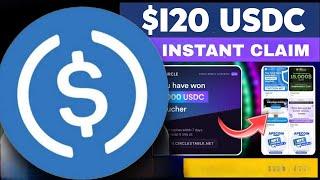 NEW $120 FREE USDC token CLAIM | No Fees!!! WITHDRAWAL For USDT EASY