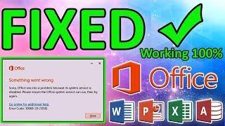 How to Fix Ms Office Installation Error | Startup Error | MS Office All Versions [HD]