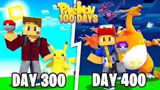 I SPENT 400 DAYS IN MINECRAFT PIXELMON! (Pokemon In Minecraft)