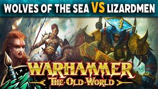 Lizardmen vs Warriors of Chaos Warhammer The Old World Battle Report