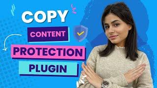 WordPress Copy Content Protection Plugin - SCCP by AYS Pro
