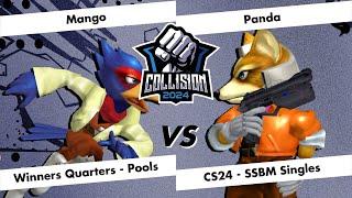 Collision 2024 - Mango (Falco) VS Panda (Fox) - Melee Singles Pools - Winners Quarters