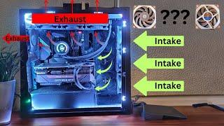 Computer Fans - How to determine intake vs Exhaust (Corsair 5000d mid tower airflow example)