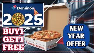 Live New year 2025 dominos offer | coupon code valid 365 days