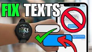 How To Fix Garmin Watch Not Receiving Text Notifications