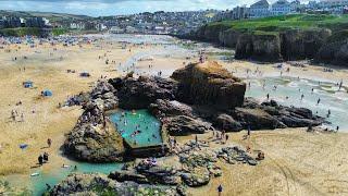 Perranporth from above - Cornwall - August 2024