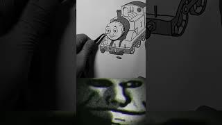 Scary Thomas the Tank Engine Trollface  #shorts