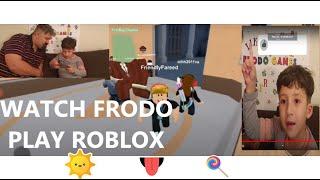 Frodo Plays Roblox - Frodo Games - Subscribe - Like - New Gamer - Youtuber