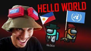 FILIPINO Plays With RANDOM FOREIGNERS - Among Us (English Voice Chat)