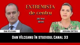 Dan Vîlceanu în studioul Canal 33