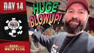 HUGE BLOWUP in the $25,000 HIGH ROLLER! - Daniel Negreanu 2024 WSOP VLOG Day 14