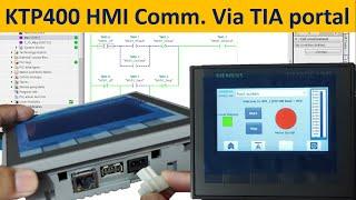 KTP400 HMI Communication with Siemens TIA Portal via Ethernet | How to check Firmware Image Version?