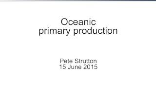 Oceanic Primary Production (Pete Strutton)