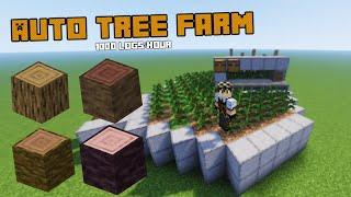 Minecraft Create mod - Beginner Auto Tree Farm Tutorial