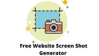 Website screen shot generator