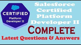 Master SALESFORCE PD-II: Salesforce Certified Platform Developer II