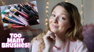 DECLUTTERING MY MAKEUP BRUSHES | Sammy Louise