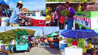 Plaisance Sunday Market Scene  GUYANA 2023