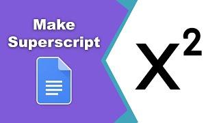 How to insert superscript in google docs