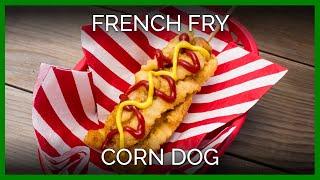 French Fry Corn Dog | Korean Street Food, ‘Veganized’