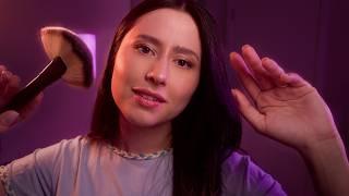 ASMR Visual Triggers, Hand Movements & Mouth Sounds  camera brushing, up close visuals, tktk