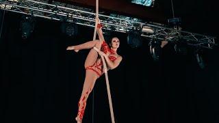 Aerial rope act Anastasiia Yehorova