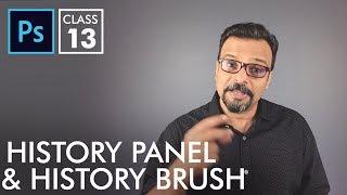 History Panel and History Brush - Adobe Photoshop for Beginners - Class 13 - Urdu / Hindi