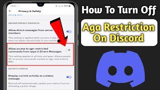 How To Turn Off Age Restrictions On Discord (2023 update) |