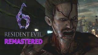 Resident Evil 6 Remastered - All Derek Simmons Boss Fights (Leon's Campaign)