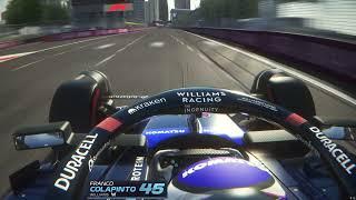 Franco Colapinto's Onboard Lap | 2024 Azerbaijan Grand Prix | #assettocorsa