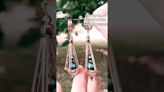 Серьги своими руками. Мастер-класс на ВК и Бусти. #творчество #beads #diy