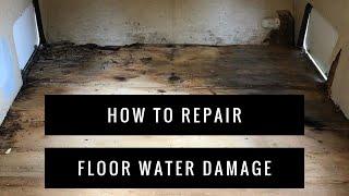 RV RENOVATION: Repairing water damage on camper floor!