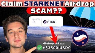 Claim $0 STARKNET Airdrop Allocation - Is It A Scam?