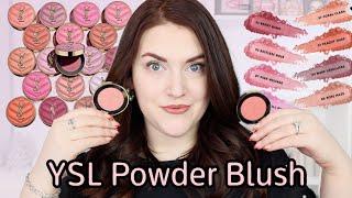 YSLMAKE ME BLUSH 24 HOUR BUILDABLE POWDER BLUSH | REVIEW AND APPLICATION