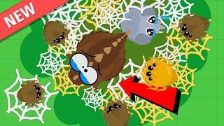 Mope.io / NEW TROLLING WITH THE GOLDEN GIANT SPIDER SKIN,DEATH LAKE TROLL!/