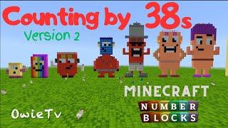 Counting by 38s Song Ver. 2 Numberblocks Minecraft | Learn to Count | Skip Counting by 38s