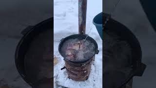 Crucian carp soup / Уха из карася