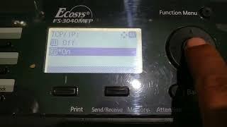 Kyocera Ecosys FS3040MFP How to Log-in User name & Password