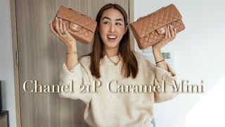Chanel 21p Brown MINI Review | Shopping Vlog & Comparison
