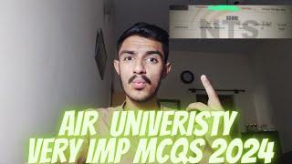 AIR UNIVERSITY SUBJECT PORTION MCQS || How to Prepare NTS NAT test? || Tips to solve Nts