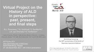 Record of presentation at ALD 2021 Russia workshop on the Virtual Project on the History of ALD