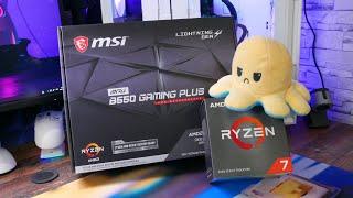 Endlich! Ich Upgrade meine CPU, Ram und Mainboard + Spieletest (Ryzen 7 5700x, MSI B550 Gaming Plus)