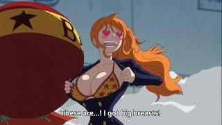 Sanji inside Nami's Body!