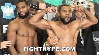 JEAN PASCAL INVADES MARCUS BROWNE PERSONAL SPACE AND FLEXES ON HIM; FULL WEIGH-IN AND FINAL FACE OFF