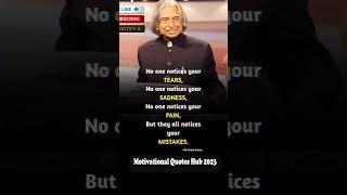 No one Notice you!Abdul kalam Quotes@motivational quotes hub 2023