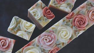 Vintage Rose Cold Process Soap Making 